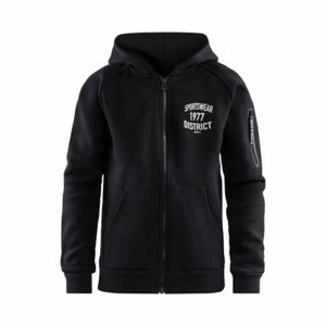 Mikina CRAFT District Hood Zip 1907215-999000 134/1