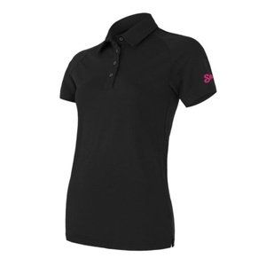 Dámské triko Sensor Active polo kr.rukáv černá 19100004 XL