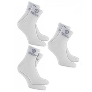 Funkční ponožky Rogelli PROMO - 3 páry, bílé 007.010 M (36-39)