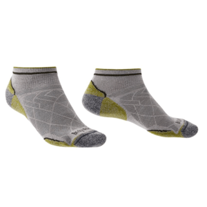 Ponožky Bridgedale Hike Ultralight T2 Coolmax Performance Low grey/green/068 S (3,5-6)