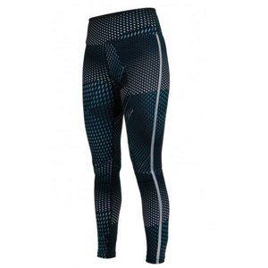 Legíny Salming Split Tights Women Deep Teal AOP XS