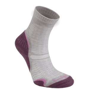 Ponožky Bridgedale Hike Ultra Light T2 Merino Performance Crew Women's aubergine/390 M (5-6,5)