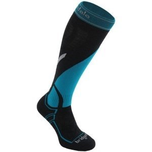Ponožky Bridgedale Ski Midweight gunmetal/blue/003 XL (12-14,5) UK