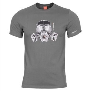 Pánské tričko PENTAGON® Gas mask wolf grey XXL