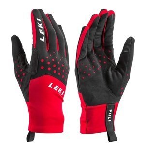 Běžkařské rukavice LEKI Nordic Race (643915302) black/red 8.5