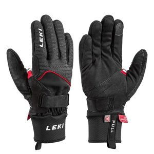 Běžkařské rukavice LEKI Nordic Thermo Shark (643912301) black/red 8.5