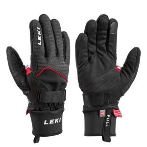 Běžkařské rukavice LEKI Nordic Thermo Shark (643912301) black/red 9.5