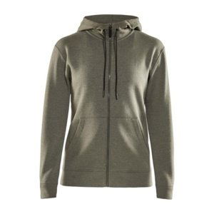 Mikina CRAFT FZ Hoody 1908039-669200 zelená L