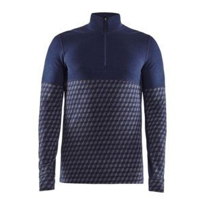 Triko CRAFT Merino 240 Zip LS 1907893-396995 tmavě modrá L