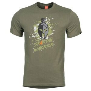 Pánské tričko PENTAGON® Spartan Warrior zelená XXXL