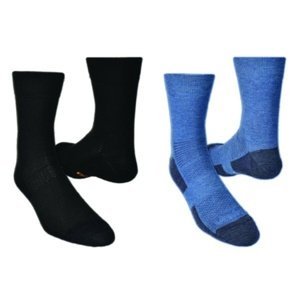 Ponožky Vavrys LIGHT TREK CMX 2pack 28327-83 černá+modrá  L (40-42)