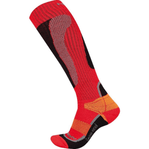 Ponožky Husky Snow Wool červená XL (45-48)
