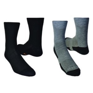 Ponožky Vavrys LIGHT TREK CMX 2pack 28327-87 - černá+šedá 34-36