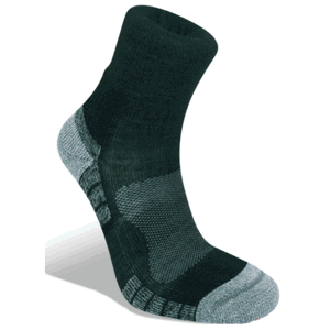 Ponožky Bridgedale Hike Lightweight Merino Performance Ankle black/silver/822 XL (12-14,5) UK