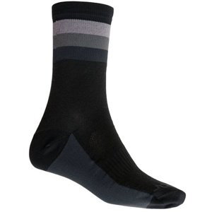 Ponožky Sensor COOLMAX SUMMER STRIPE černá/šedá 20100038 9/11 UK