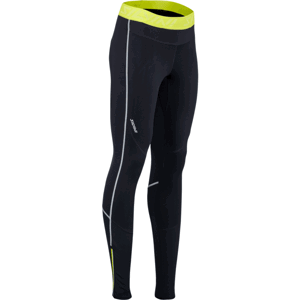 Dámské elastické kalhoty Silvini Movenza WP1742 black-lime XS