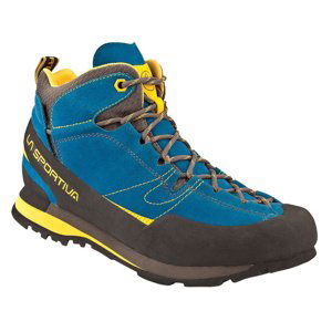 Boty La Sportiva Boulder X Mid GTX blue/yellow 42,5