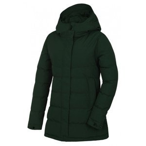Dámský hardshell plněný kabátek Husky Nilit L tm. zelená XL
