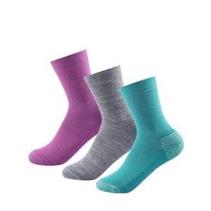 Dětské ponožky Devold Daily Medium Kid Sock 3Pk Girl Mix SC 593 023 A 370A 25-27