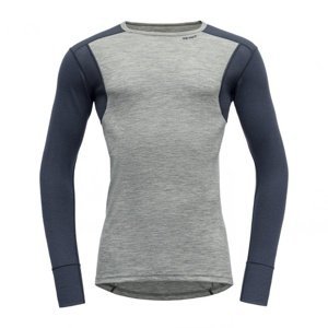Pánské triko Devold Hiking Man Shirt Grey Melange/Night GO 245 220 B 770B S