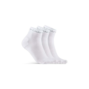 Ponožky CRAFT CORE Dry Mid 3p 1910637-900000 bílá 40-42