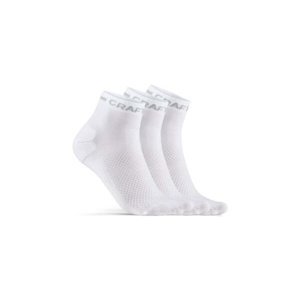 Ponožky CRAFT CORE Dry Mid 3p 1910637-900000 bílá 46-48