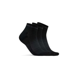 Ponožky CRAFT CORE Dry Mid 3p 1910637-999000 černá 46-48