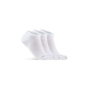 Ponožky CRAFT CORE Dry Footies 1910638-900000 bílá 46-48