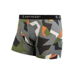 Pánské trenky Sensor MERINO Impress safari/camo 19200023 M