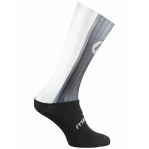 Aerodynamické funkční ponožky Rogelli AERO, černo-šedá-bílé 007.003 M (36-39)