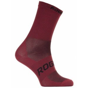 Antibakteriální ponožky Rogelli SUNSHINE 08 s mírnou kompresí, vínové 007.143 L (40-43)