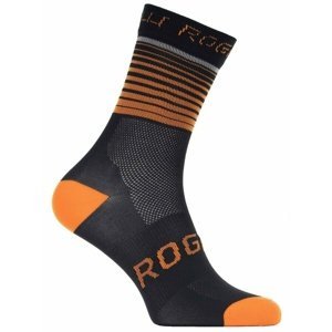 Funkční ponožky Rogelli HERO nejen pro cyklisty, černo-oranžové 007.905 M (36-39)