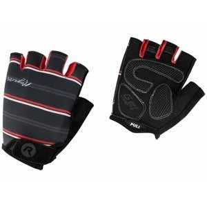 Dámské rukavice na kolo Rogelli STRIPE černo-bílo-červené 010.619 L