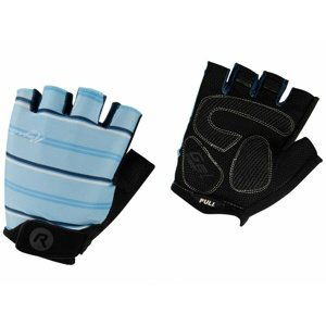 Dámské rukavice na kolo Rogelli STRIPE světle modro-modré 010.620 S