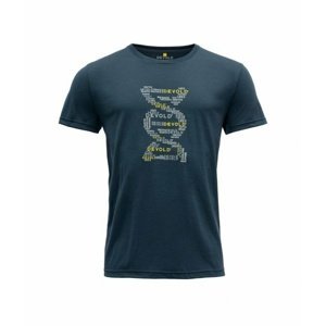 Pánské tričko s krátkým rukávem Devold DNA GO 180 280 D 287A modrá S