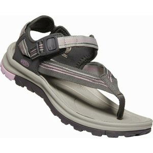 Sandály Keen TERRADORA II Toe Post Women dark grey/dawn pink 8,5 US