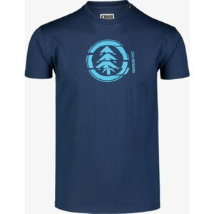 Pánské bavlněné triko Nordblanc UNVIS modrá NBSMT7392_MOB S