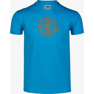 Pánské bavlněné triko Nordblanc UNVIS modrá NBSMT7392_AZR M