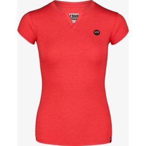 Dámské bavlněné tričko NORDBLANC Cutout červené NBSLT7402_TCV 34