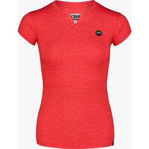 Dámské bavlněné tričko NORDBLANC Cutout červené NBSLT7402_TCV 40