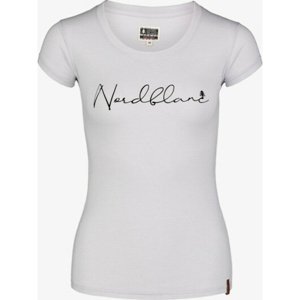 Dámské bavlněné tričko NORDBLANC Calligraphy šedá NBSLT7400_SSM 34
