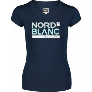 Dámské bavlněné tričko NORDBLANC Ynud modrá NBSLT7387_MOB 36