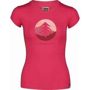 Dámské bavlněné tričko NORDBLANC Suntre růžová NBSLT7388_RZO 34