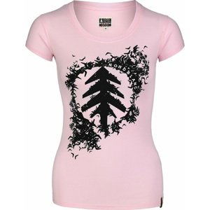 Dámské bavlněné tričko NORDBLANC Flock růžová NBSLT7401_RUT 34