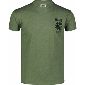 Pánské bavlněné triko Nordblanc SARMY zelené NBSMT7390_ZSA L