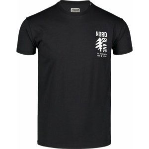 Pánské bavlněné triko Nordblanc SARMY černé NBSMT7390_CRN S