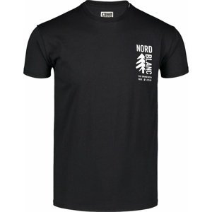 Pánské bavlněné triko Nordblanc SARMY černé NBSMT7390_CRN XXXL