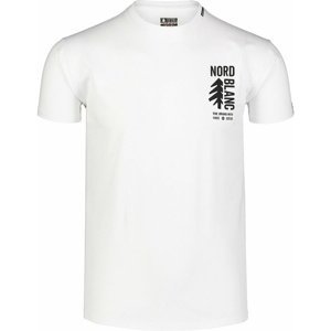 Pánské bavlněné triko Nordblanc SARMY bílé NBSMT7390_BLA S