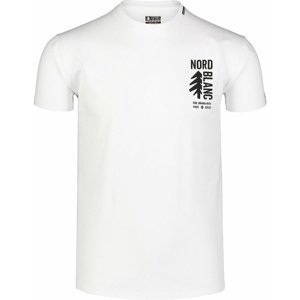 Pánské bavlněné triko Nordblanc SARMY bílé NBSMT7390_BLA XXXL
