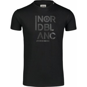 Pánské bavlněné triko Nordblanc OBEDIENT černé NBSMT7258_CRN S